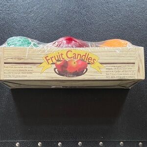 Fruit Candles - Apple, Strawberry and Orange Set